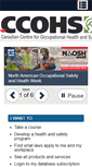 Mobile Screenshot of ccohs.ca