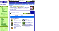 Desktop Screenshot of ccinfoweb.ccohs.ca