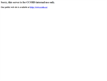 Tablet Screenshot of ccinfoweb2.ccohs.ca